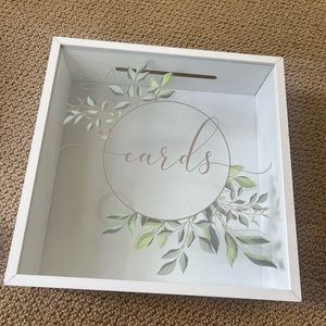 Wedding cards box